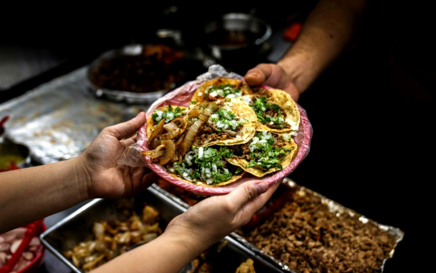 Participants working through a collaborative street food assignment